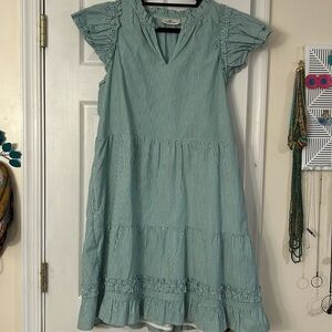 Vertical stripe vineyard vines flutter sleeve